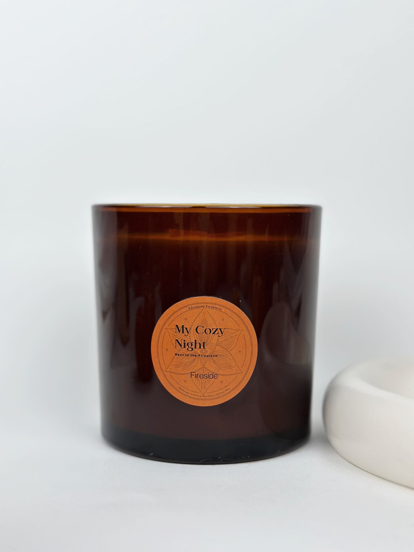 My Cozy Night 700grams Elysium Essence Amber Candle Jar