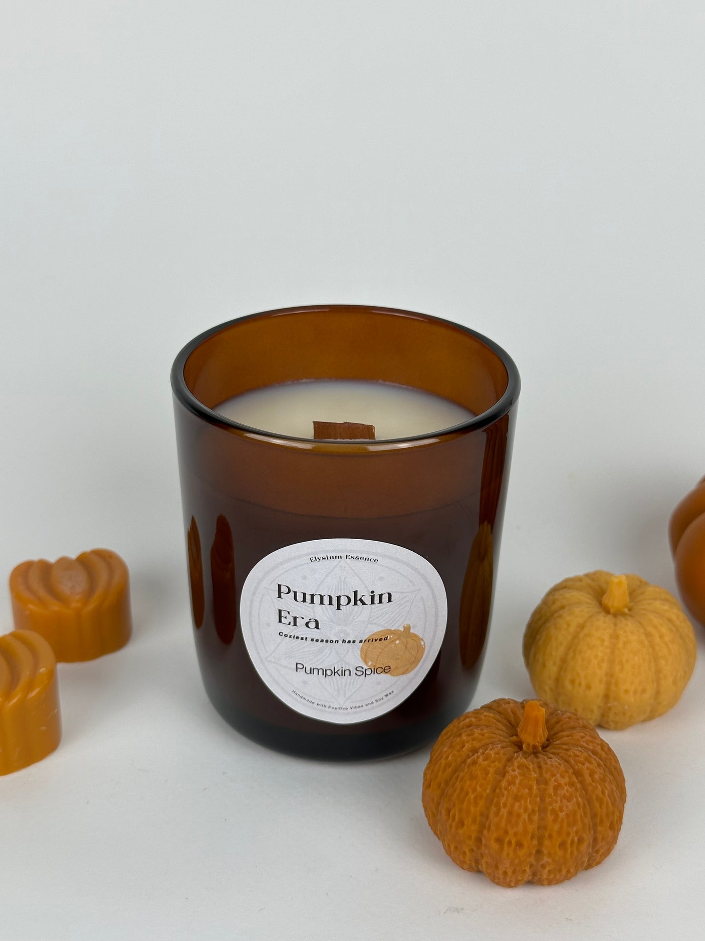 Pumpkin Spice Autumn Collection Amber Jar