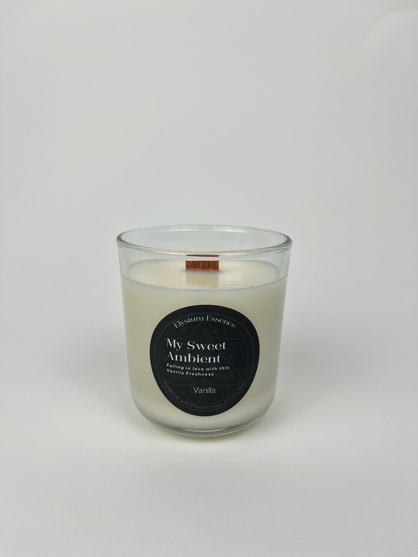 'My Sweet Ambient' Soy Candle - Vanilla Scent 200g Container Candle