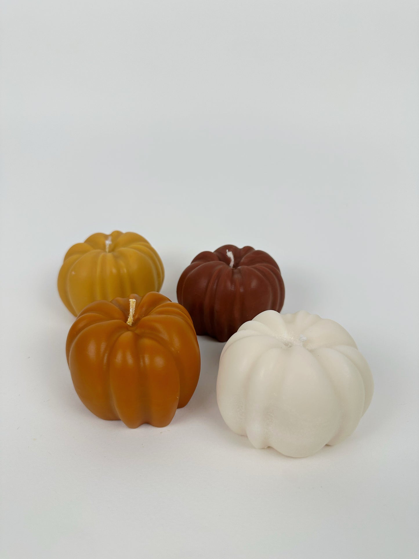 Decorative Brown Pumpkin Candle