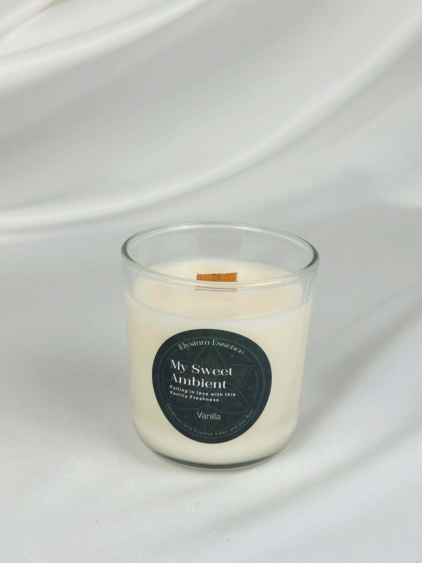 'My Sweet Ambient' Soy Candle - Vanilla Scent 200g Container Candle