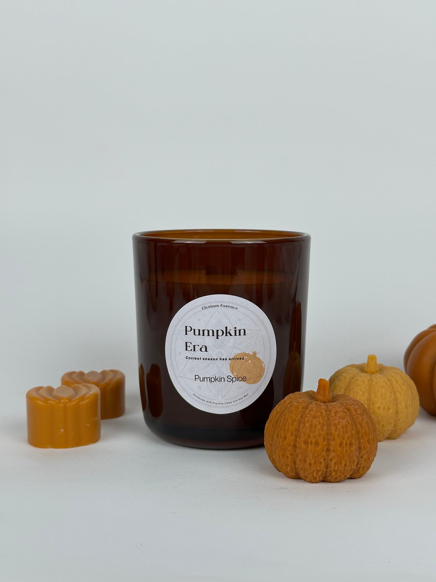 Pumpkin Spice Autumn Collection Amber Jar