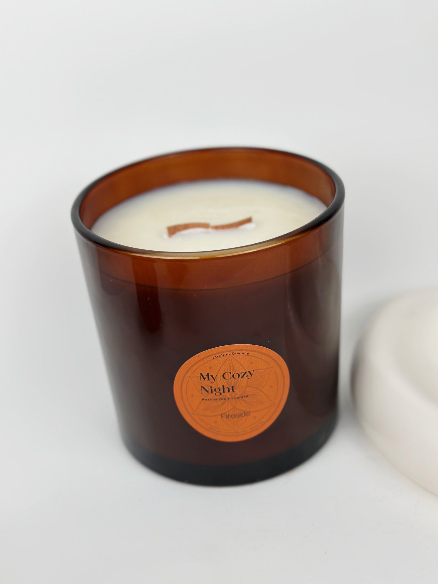 My Cozy Night 700grams Elysium Essence Amber Candle Jar