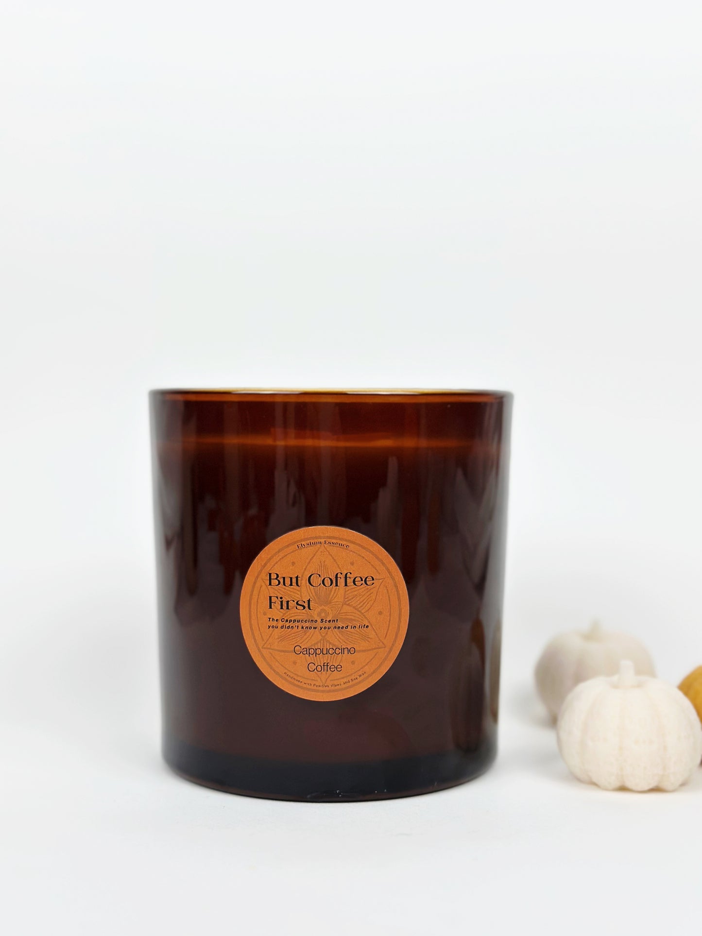 But Coffee First 700gr Elysium Essence Autumn Amber Candle Jar