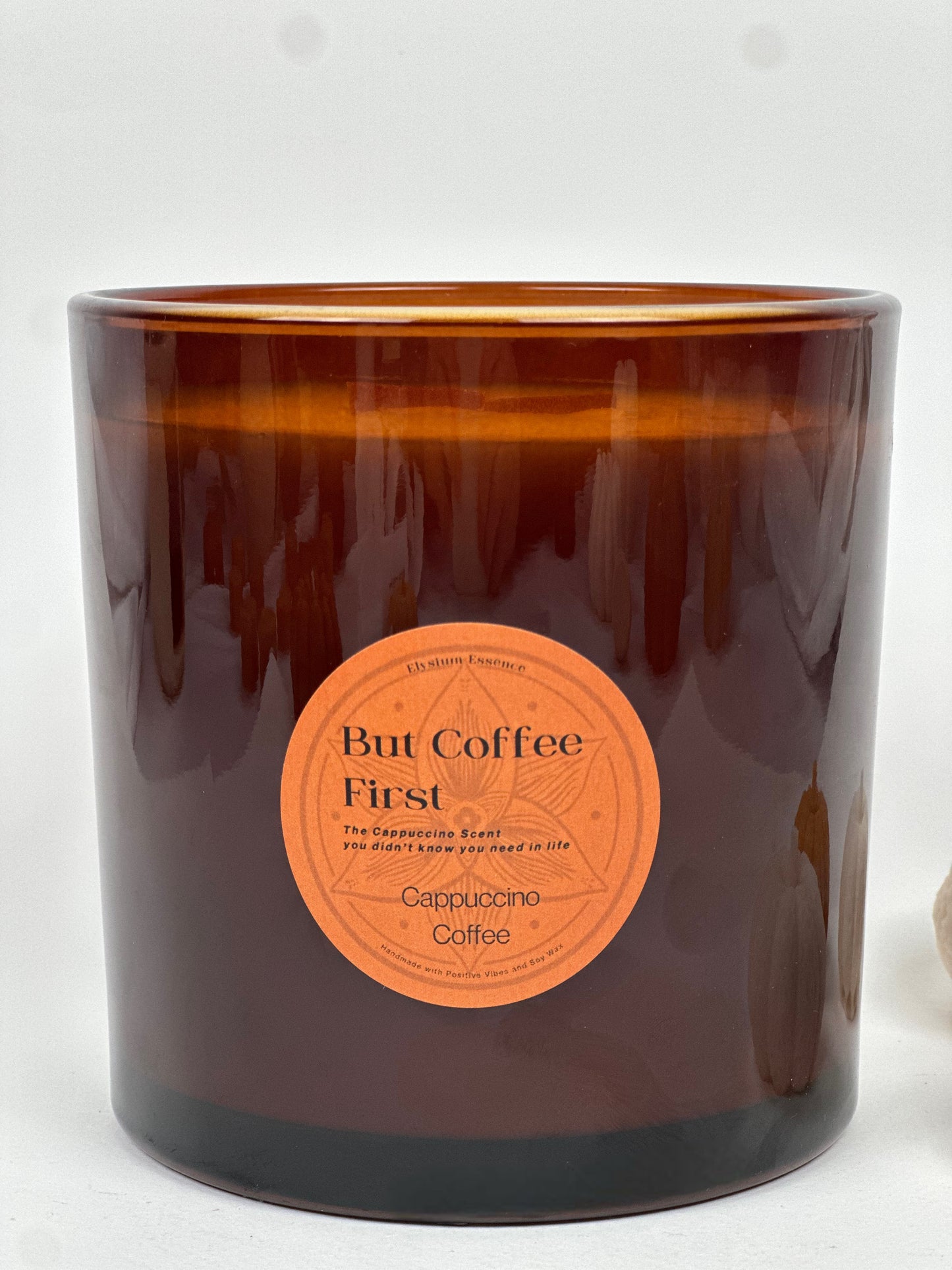 But Coffee First 700gr Elysium Essence Autumn Amber Candle Jar