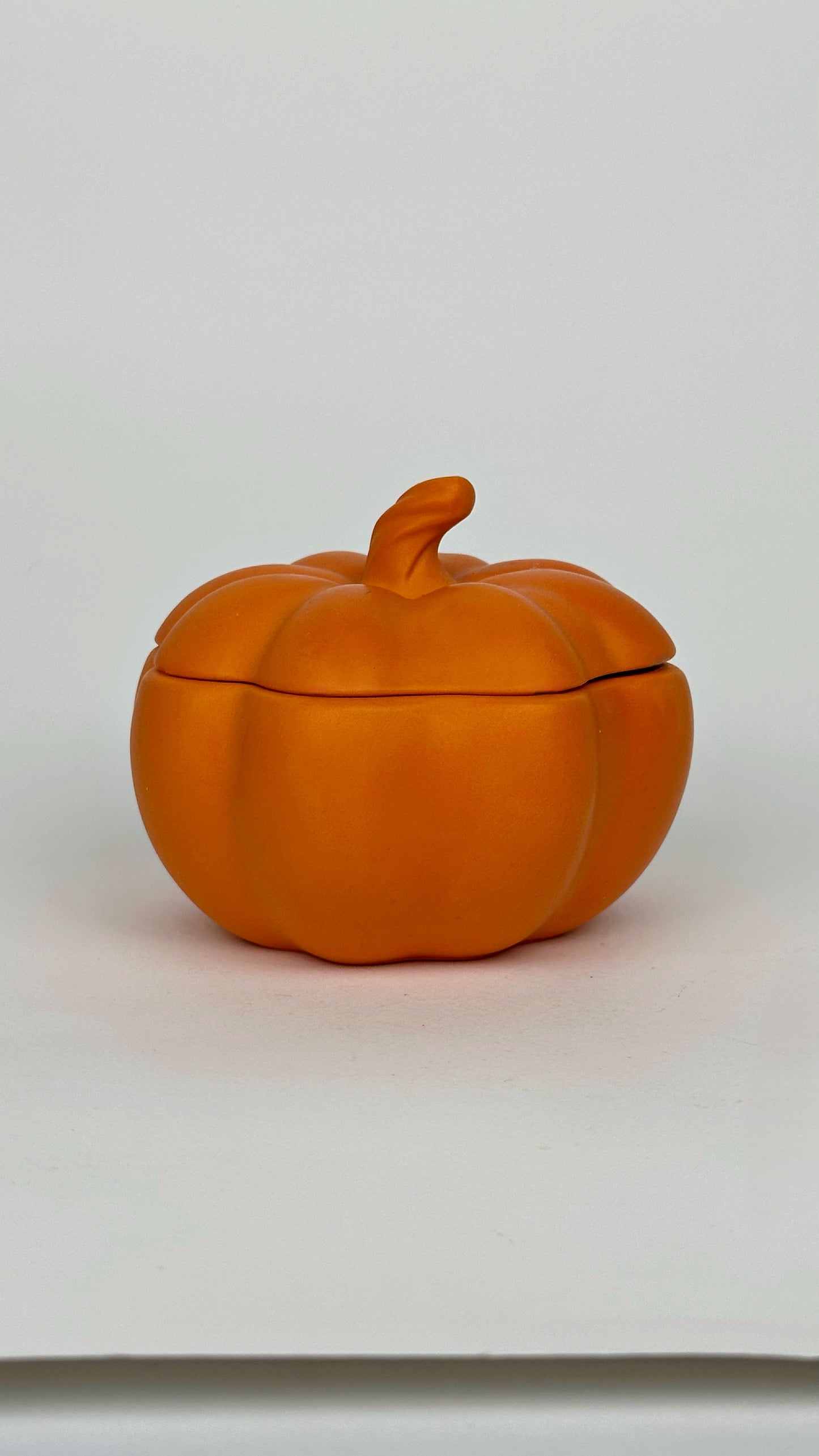 Orange Pumpkin filled with Scented Candle