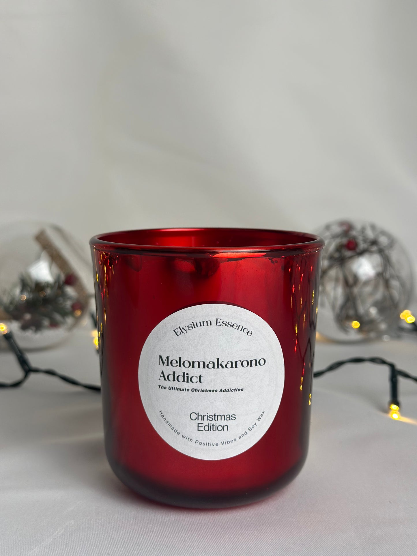 Melomakarono Addict Candle Jar 200gr - Christmas Edition