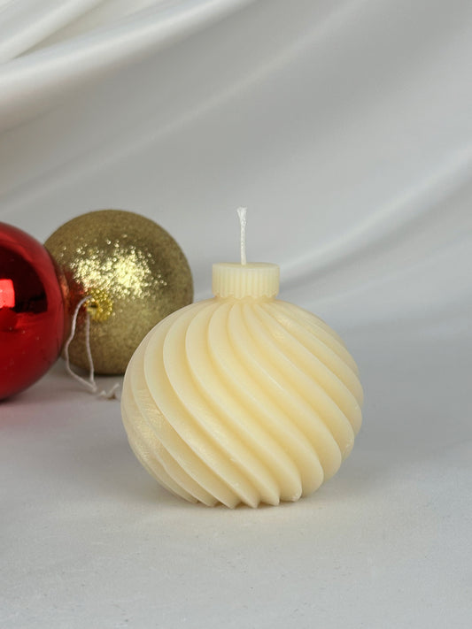Swirl Ornament Candle