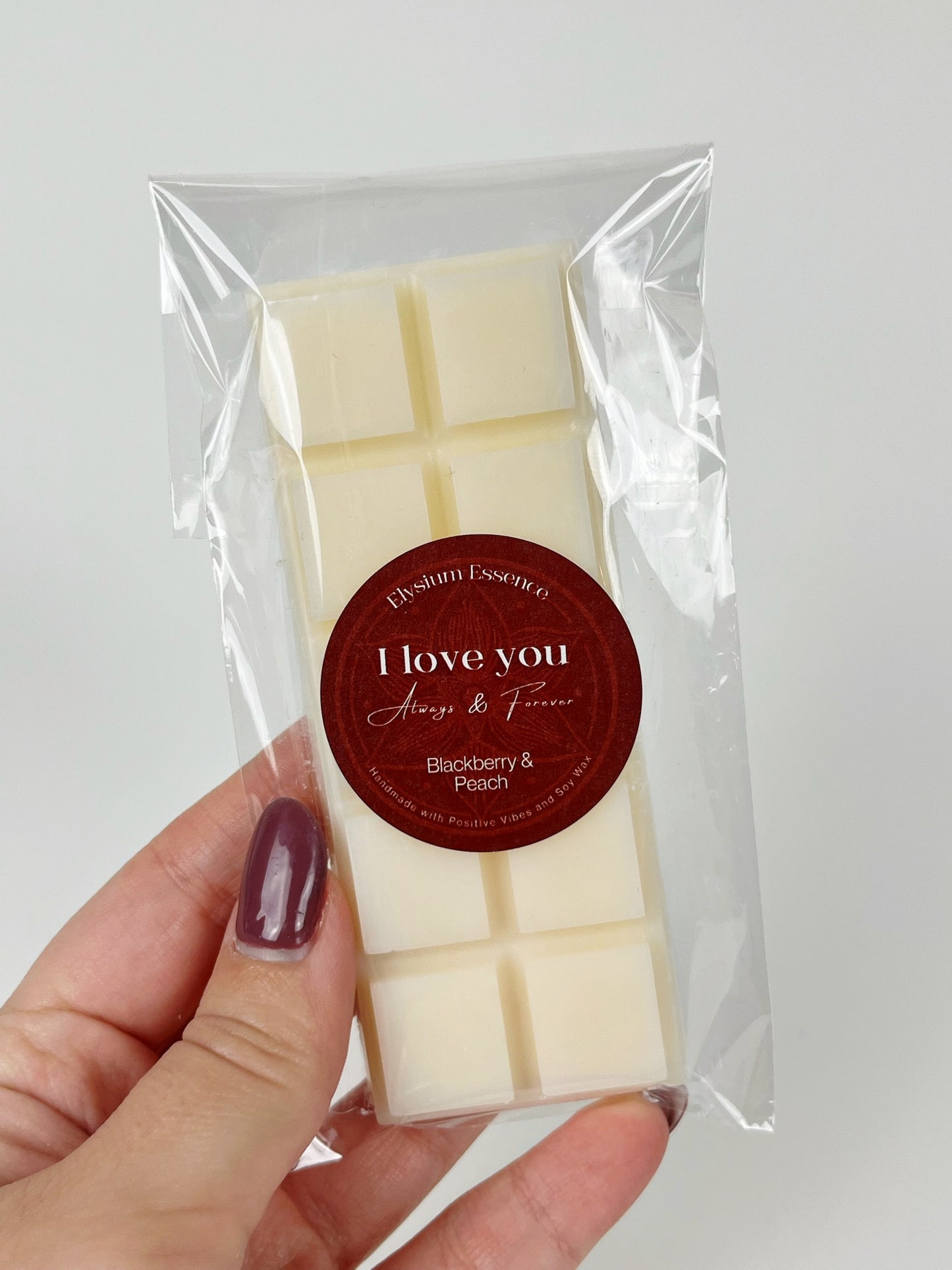 Blackberry & Peach Wax Melt Bar - Valentine’s Edition