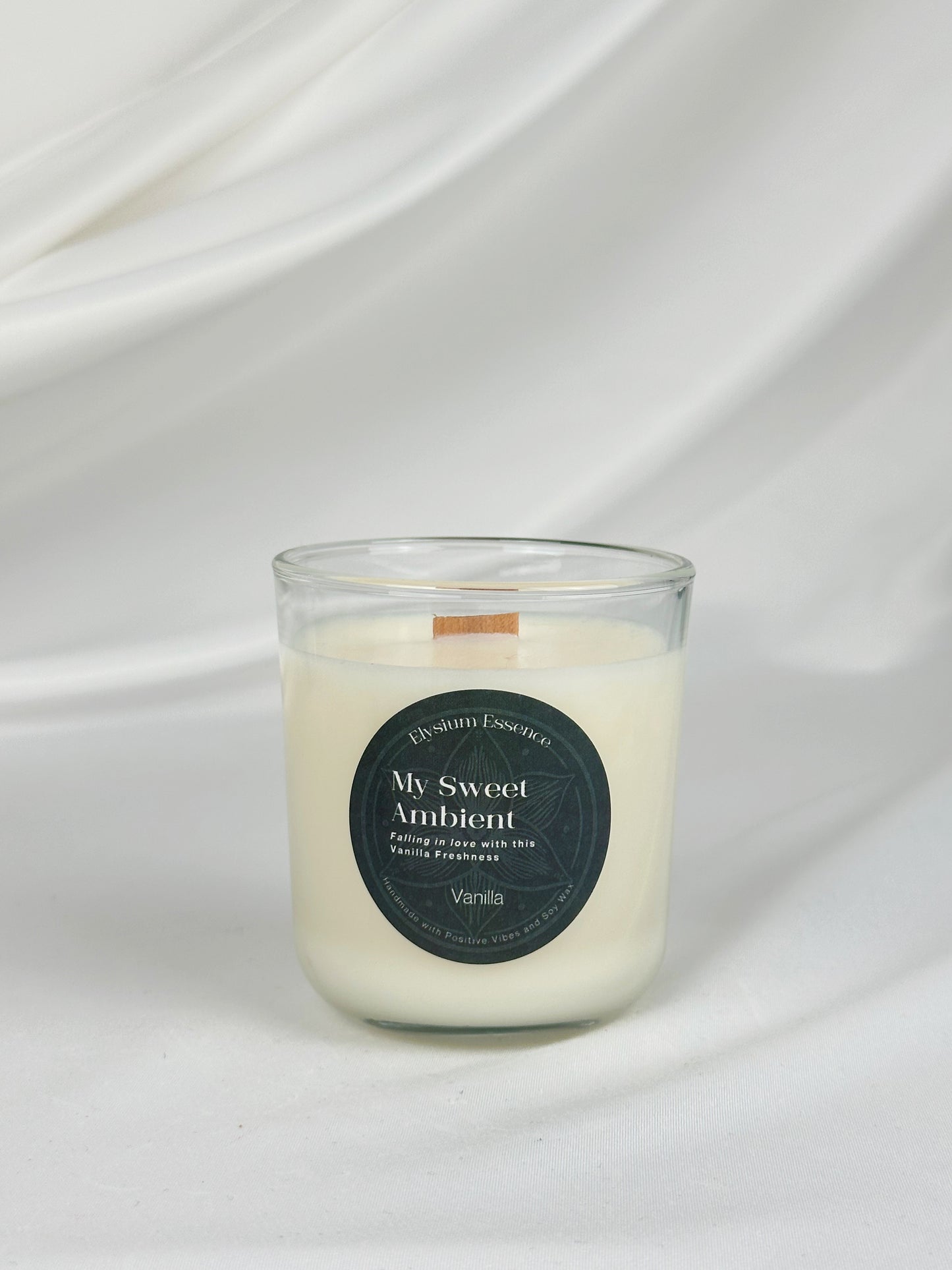 'My Sweet Ambient' Soy Candle - Vanilla Scent 200g Container Candle