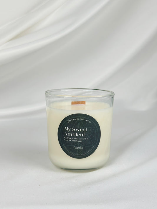 'My Sweet Ambient' Soy Candle - Vanilla Scent 200g Container Candle