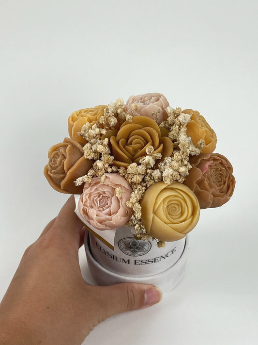 Golden Autumn Candle Bouquet
