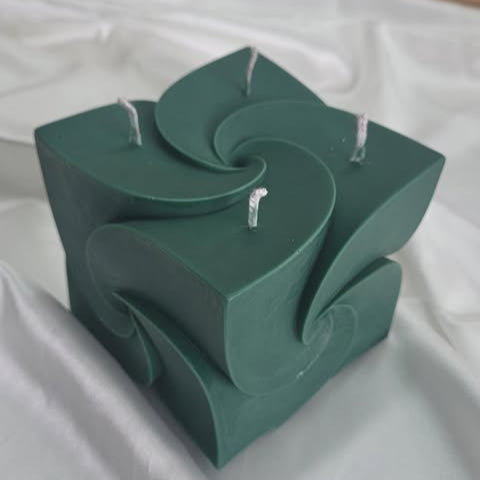 Scented Flower Cube Candle