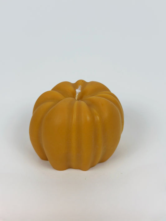 Light Orange Decorative Pumpkin Candle