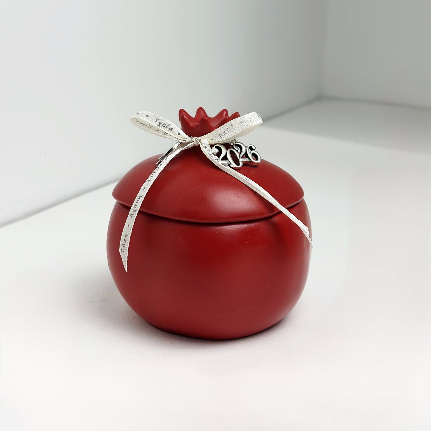 Red Pomegranate Lucky Charm Scented Candle