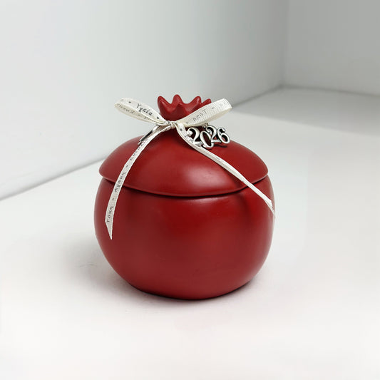 Red Pomegranate Lucky Charm Scented Candle