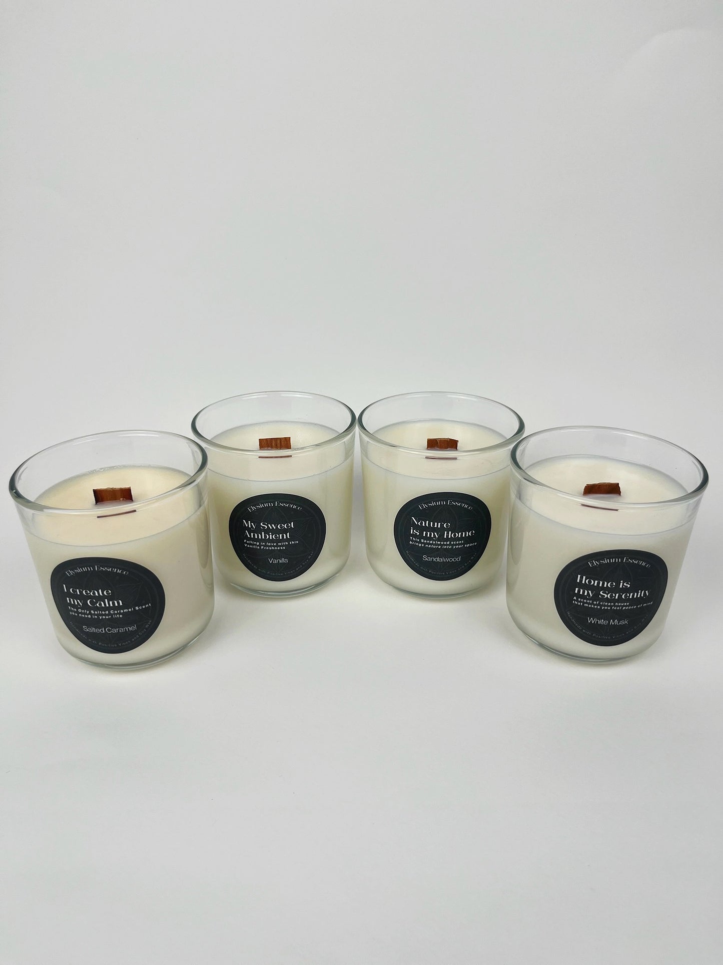 'Nature is my Home' Soy Candle - Sandalwood Scent 200g Container Candle
