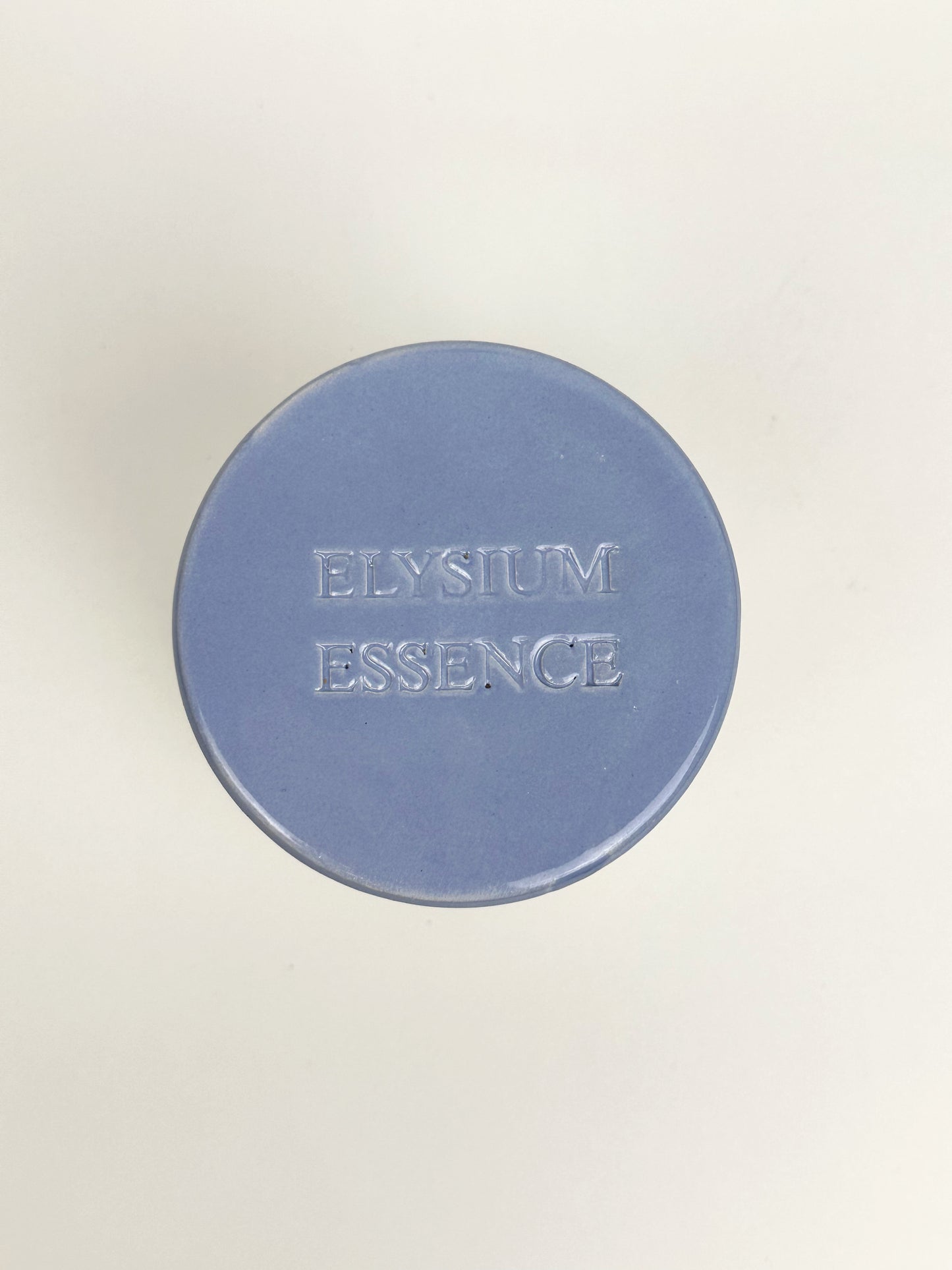 "Sunset in Oia" Ceramic Candle 250g - Blue & White Decorative Scented Candle