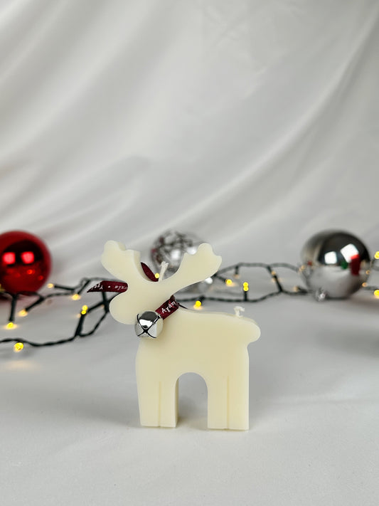 Reindeer Decorative Candle
