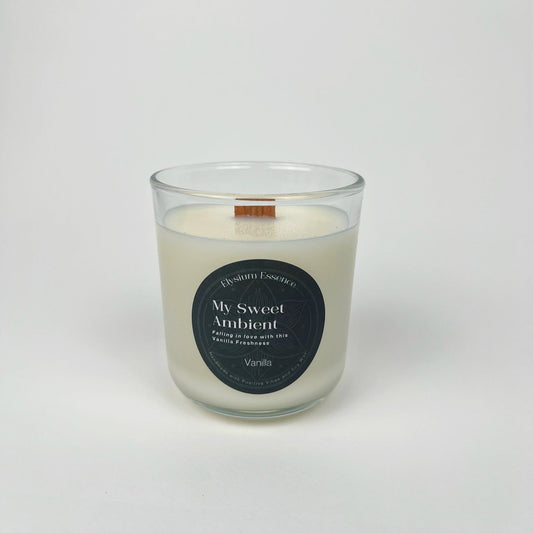 'My Sweet Ambient' Soy Candle - Vanilla Scent 200g Container Candle