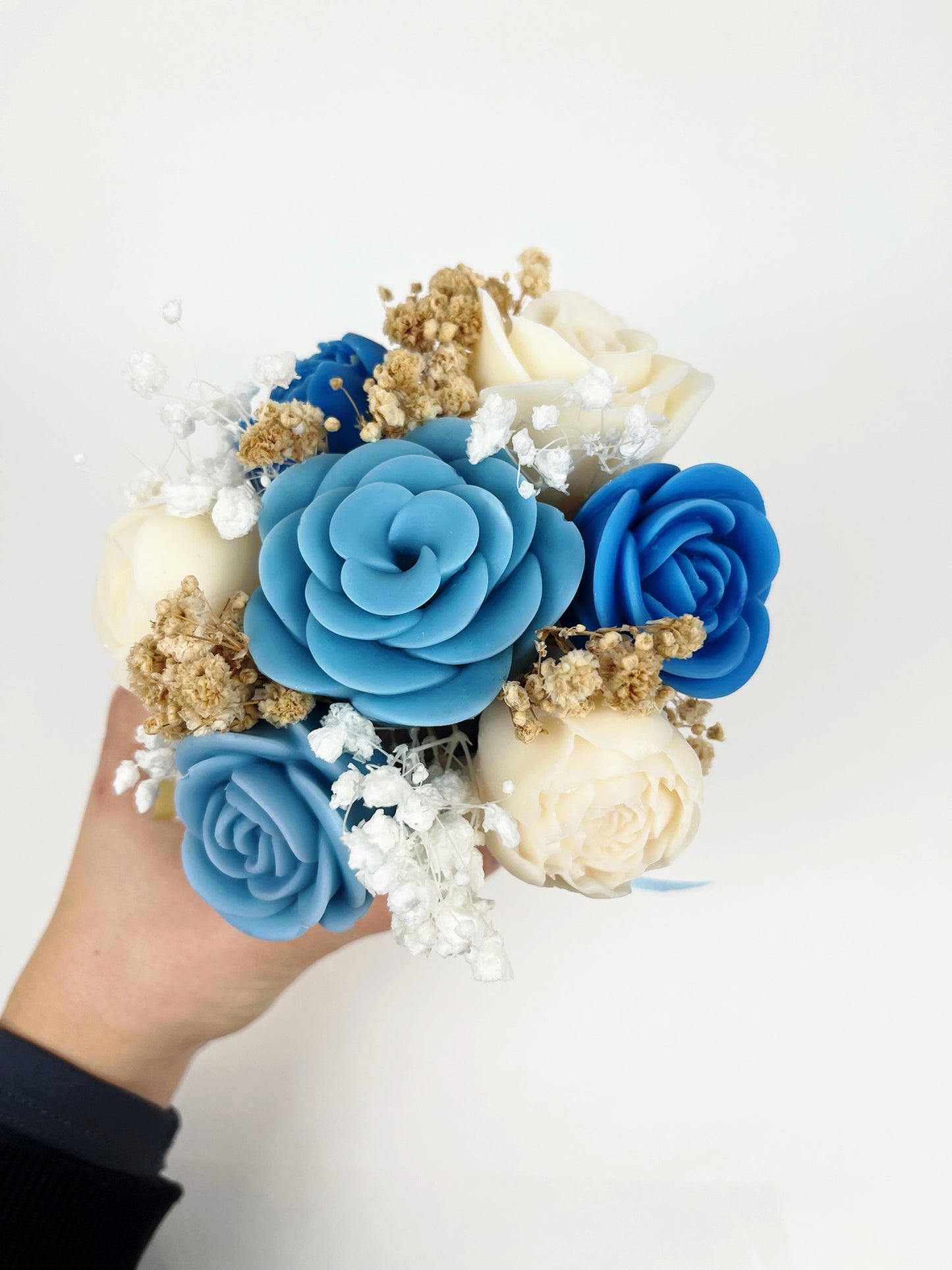 Blue Mini Candle Bouquet
