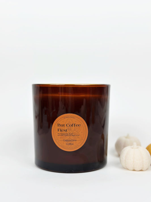 But Coffee First 700gr Elysium Essence Autumn Amber Candle Jar