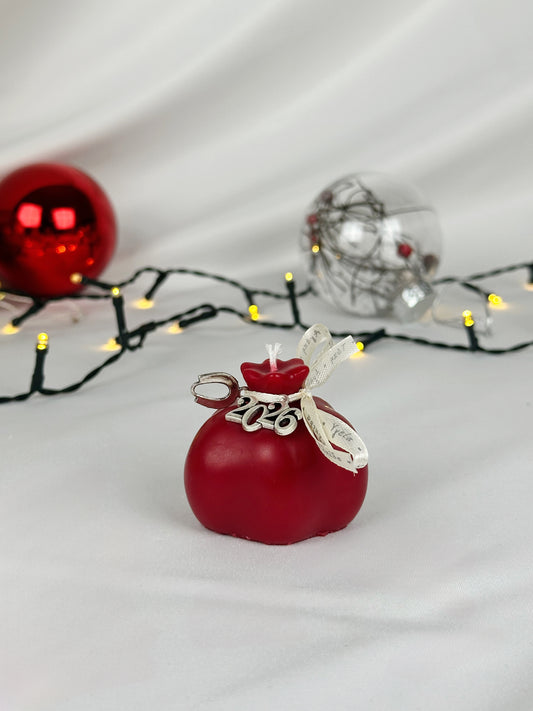 3D Pomegranate Lucky Charm Candle 2026