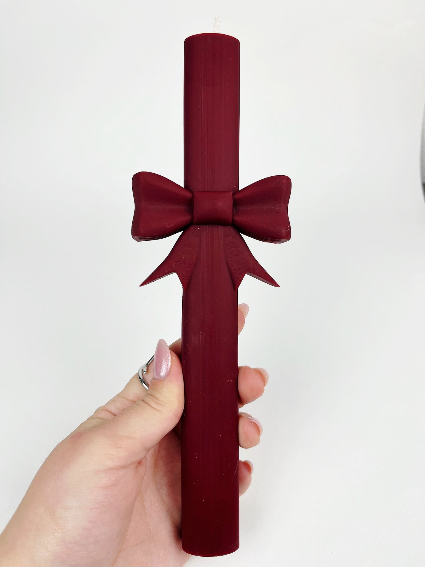 Bow Easter Candle