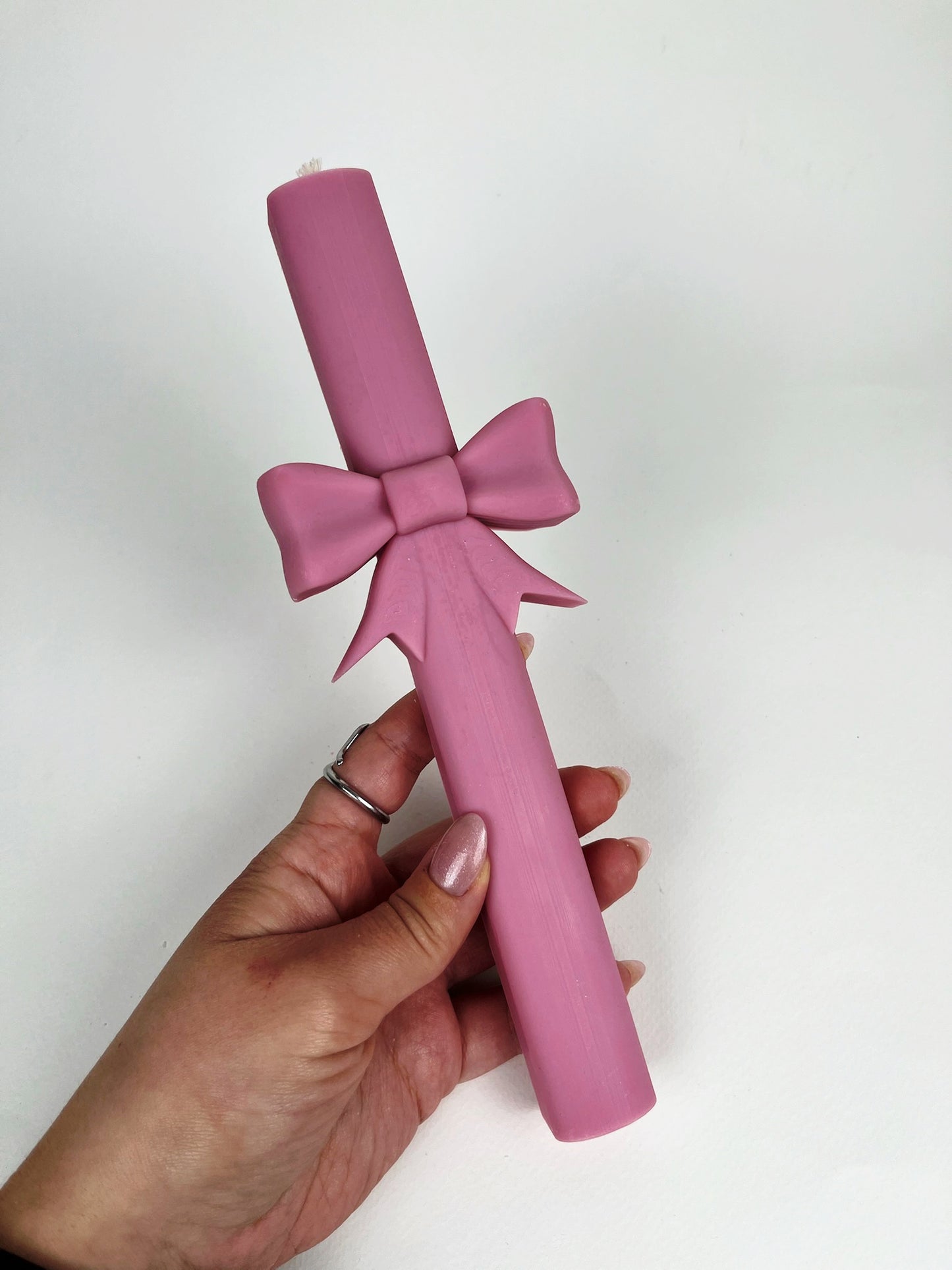Bow Easter Candle