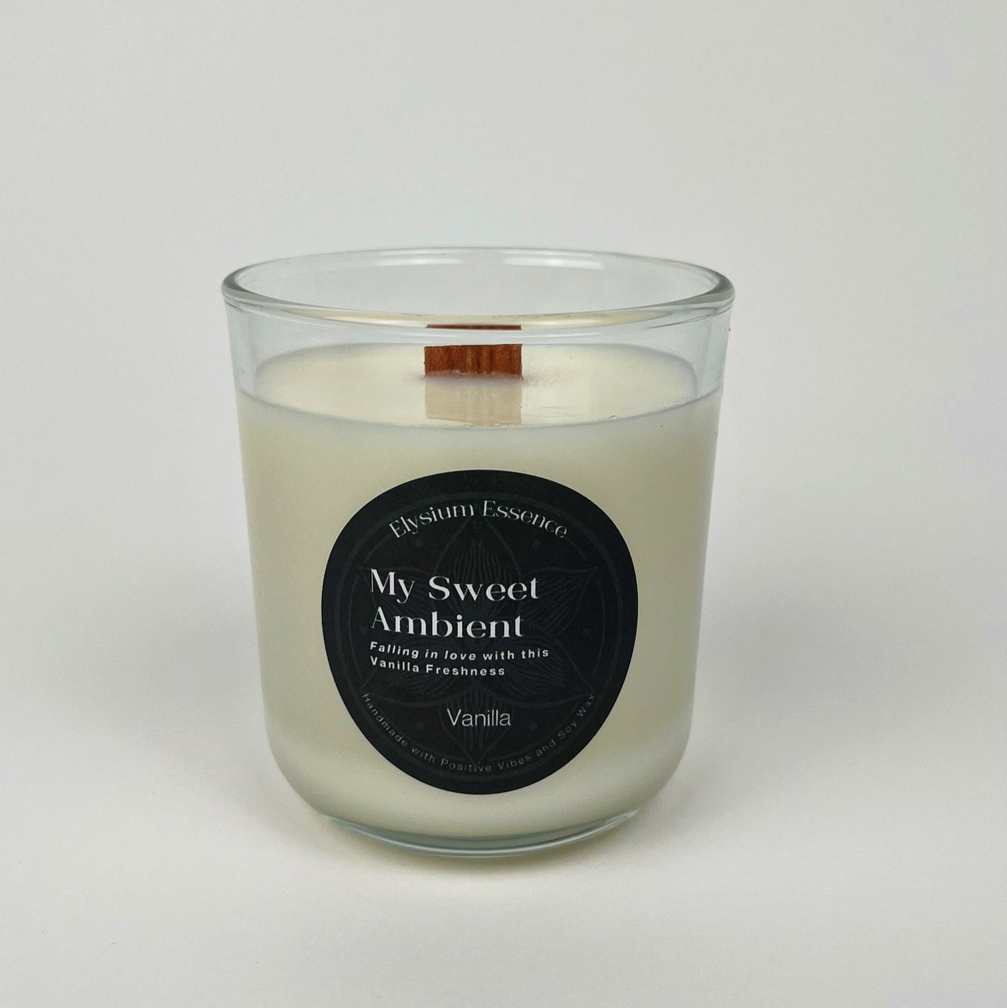 'Nature is my Home' Soy Candle - Sandalwood Scent 200g Container Candle