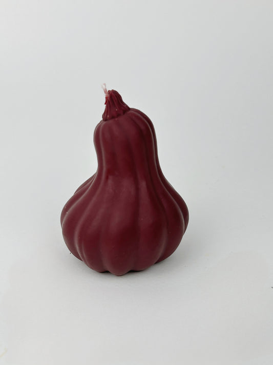 Decorative Burgundy Pumpkin