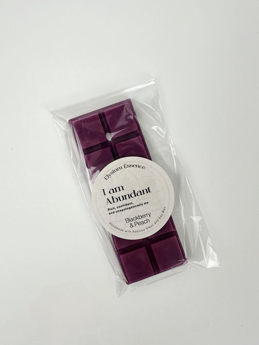Blackberry & Peach Wax Melt Bar 50g - Premium Collection