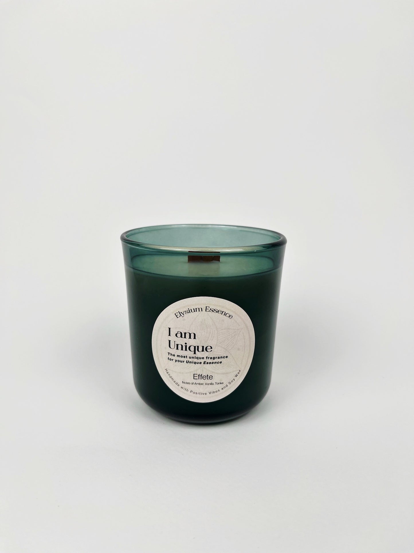 “I Am Unique” Affirmation Scented Soy Candle – Effete Scent, 200g