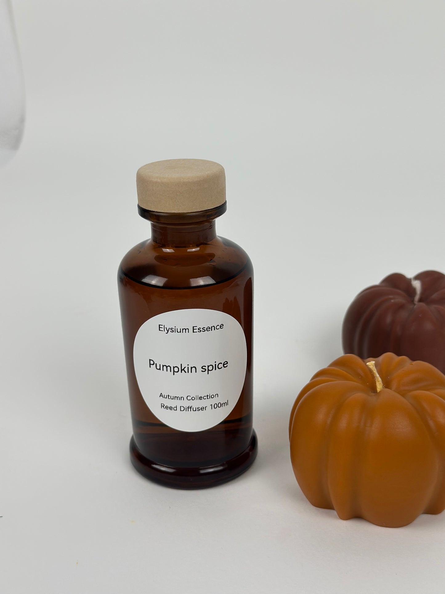 Decorative Brown Pumpkin Candle