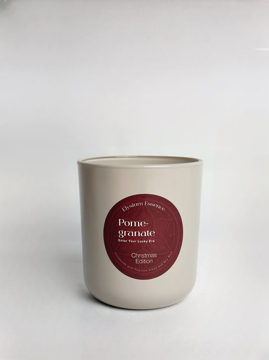 Pomegranate Candle Jar 200gr - Christmas Edition