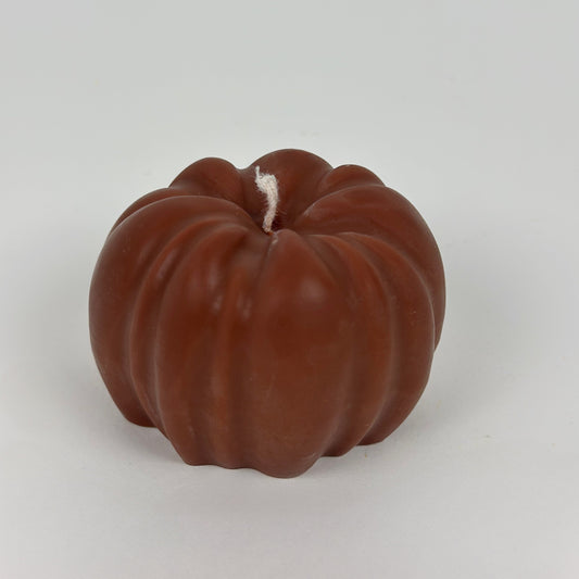 Decorative Brown Pumpkin Candle