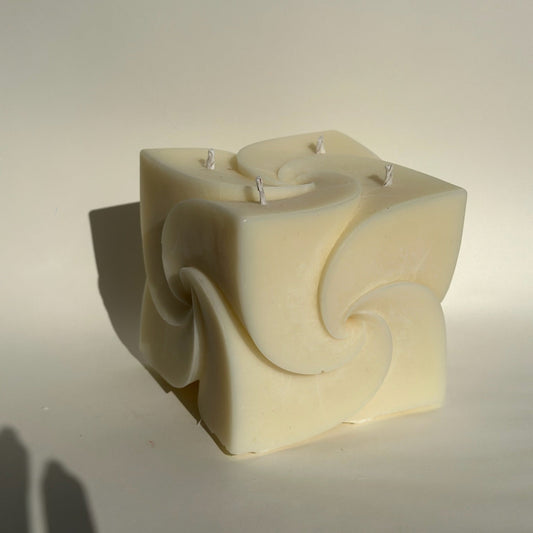 Scented Flower Cube Candle