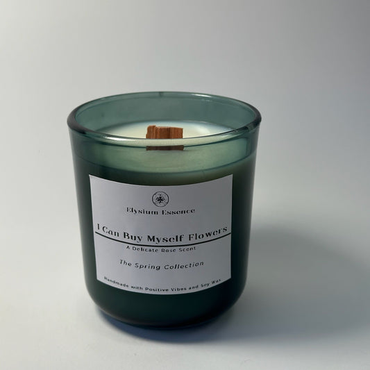 The Spring Collection | Transparent Green Glossy Candle Jar 190g