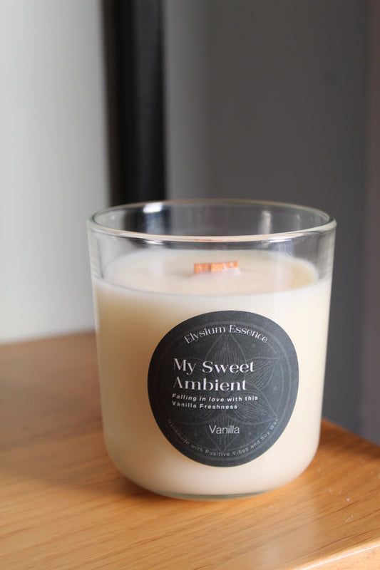 'My Sweet Ambient' - Vanilla Soy Candle 200g