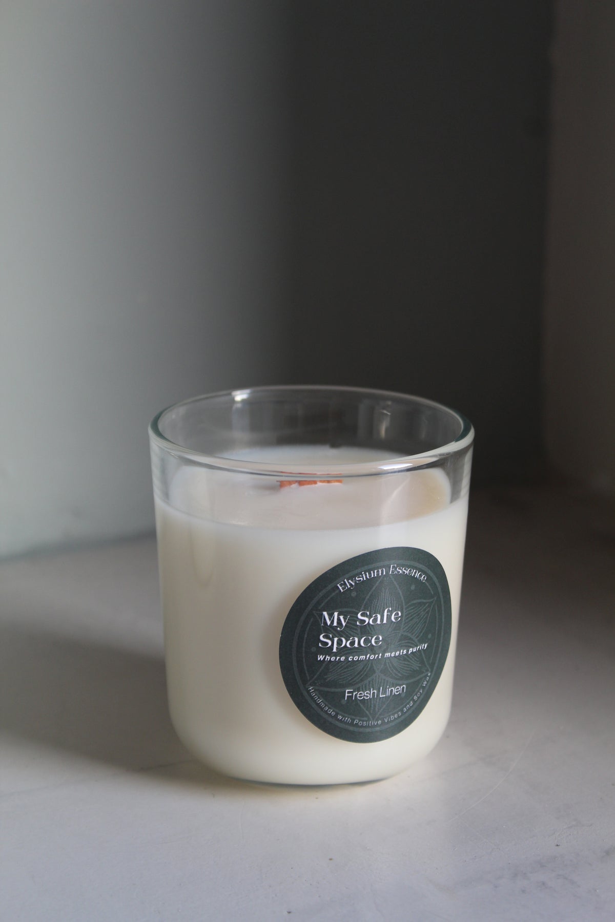 'My Safe Space' Soy - Fresh Linen Soy Candle 200g