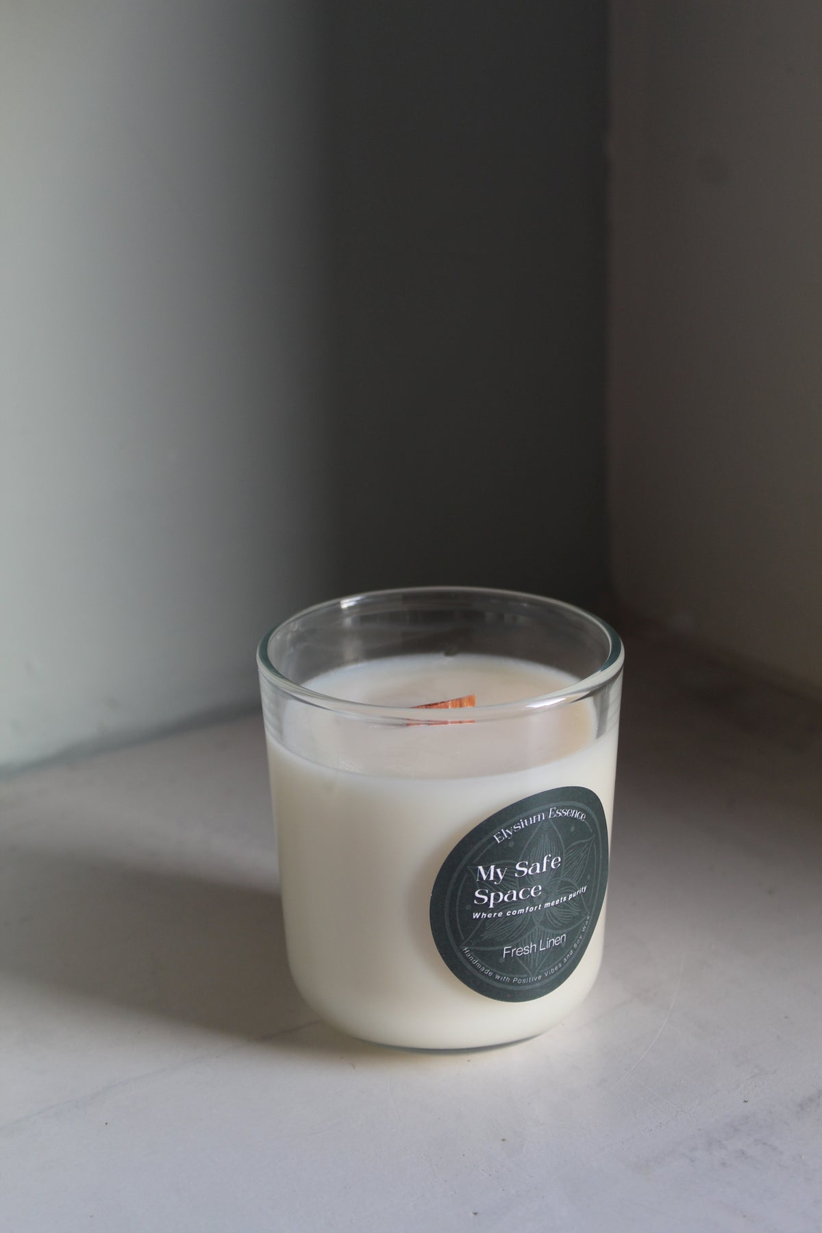 'My Safe Space' Soy - Fresh Linen Soy Candle 200g