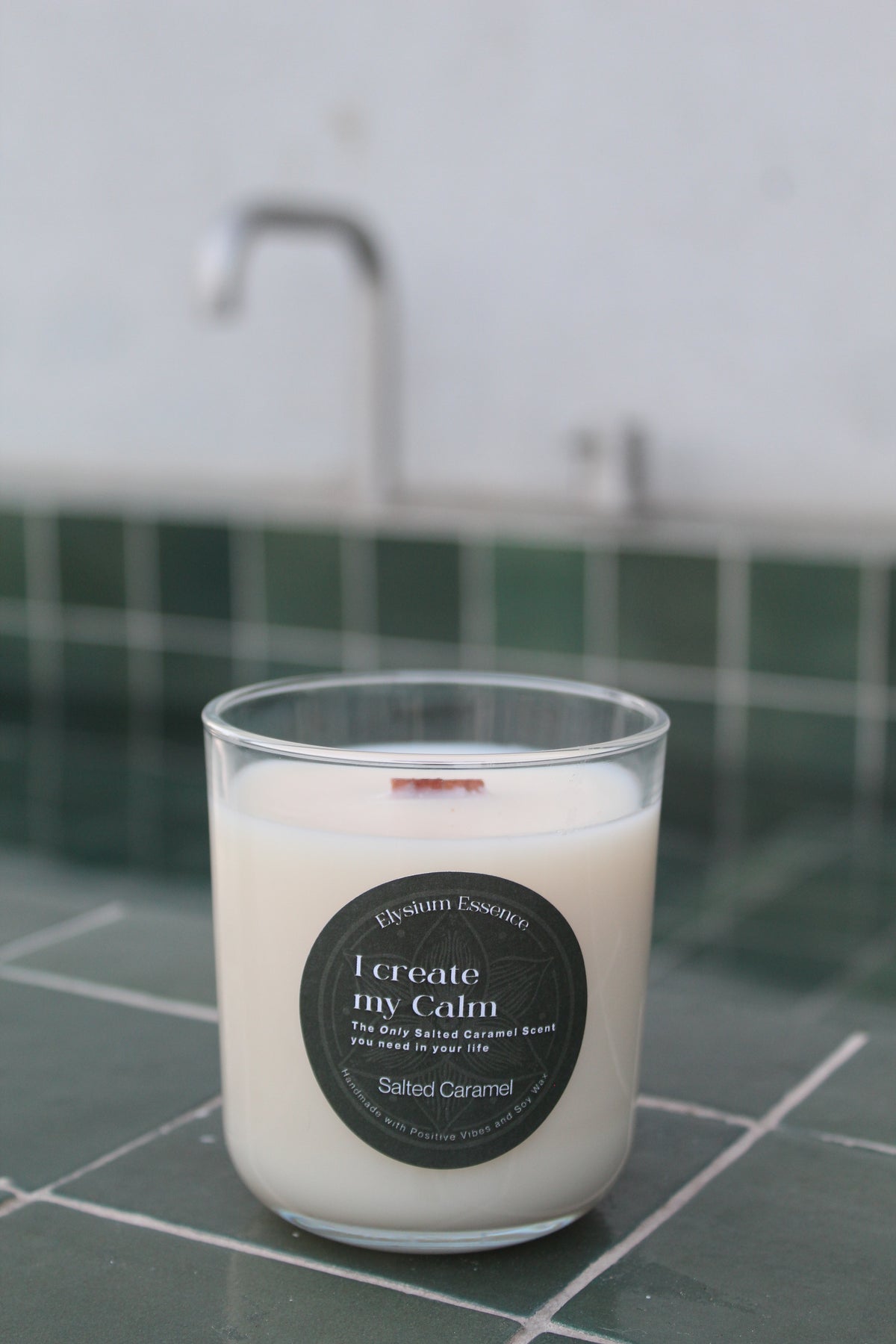 'I Create my Calm' - Salted Caramel Soy Candle 200g