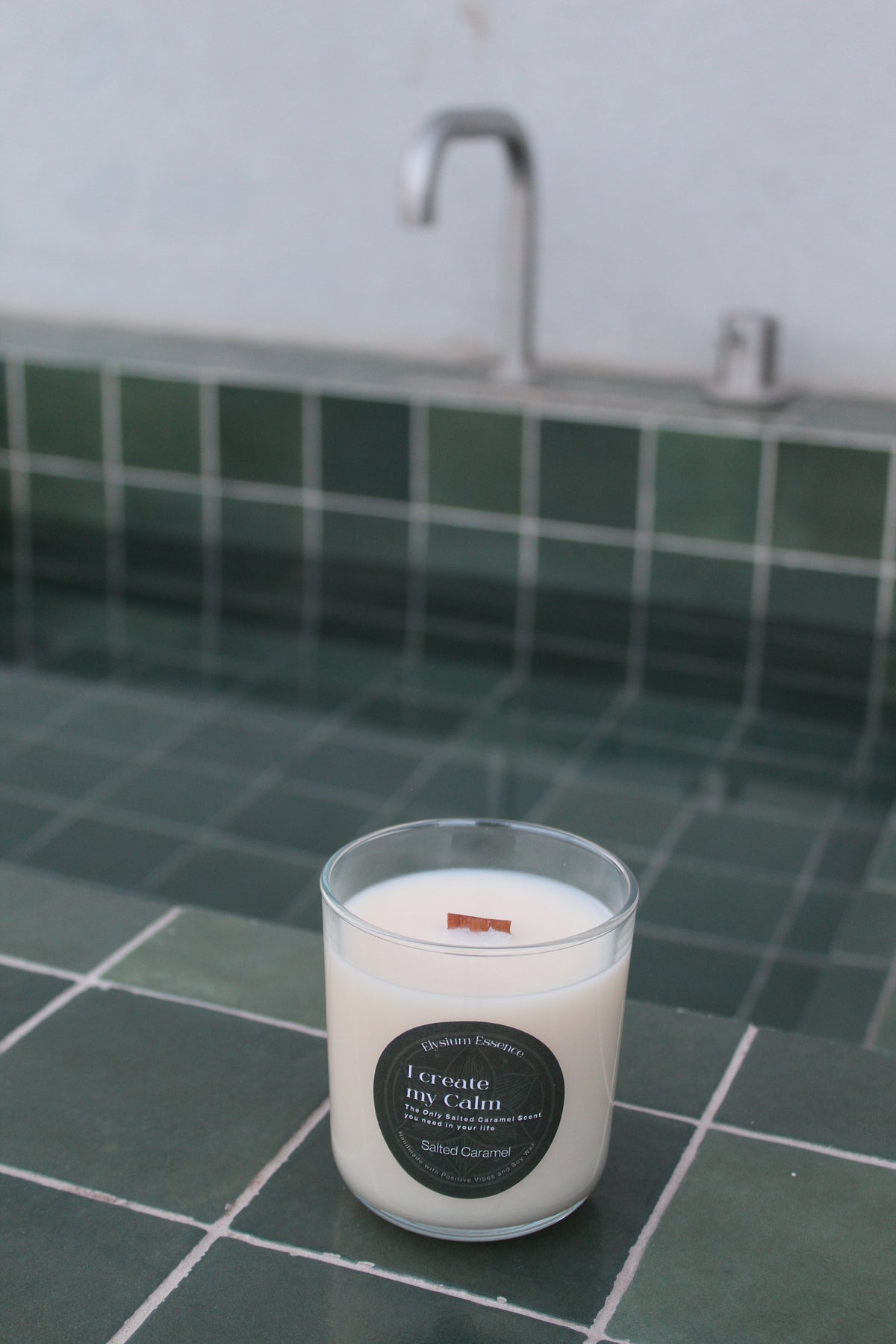 'I Create my Calm' - Salted Caramel Soy Candle 200g
