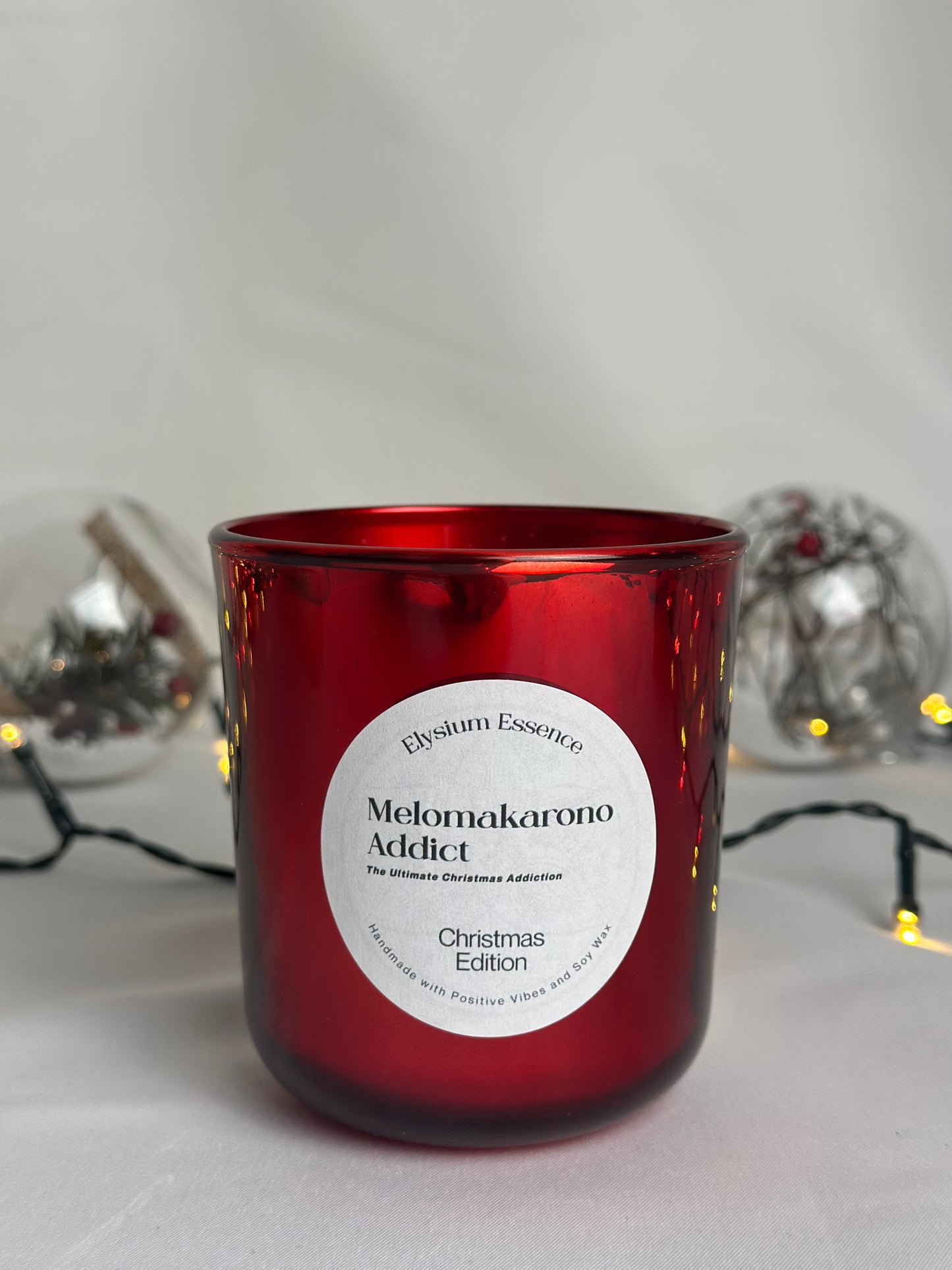 Melomakarono Addict Candle Jar 200gr - Christmas Edition