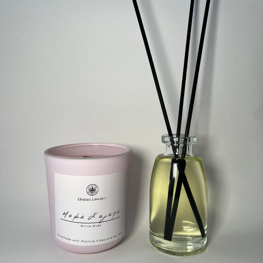 Mother's Day Gift Box | Candle 'Mum, I love you' with a 100ml Reef Diffuser